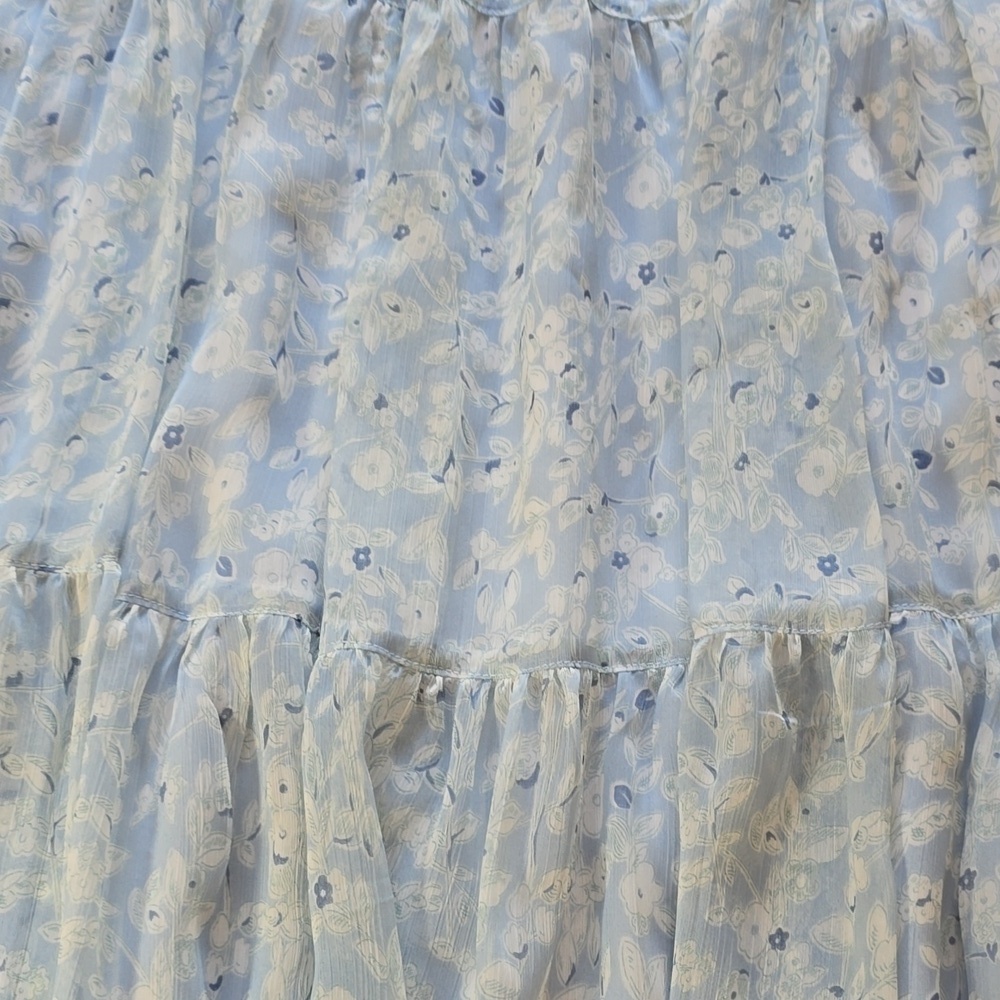 Lauren Ralph Lauren Floral Georgette Peasant Skirt - Picture 4 of 13